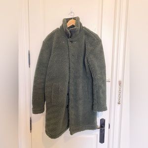 Sherpa Coat Teddy Green